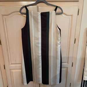 Ann Taylor size 12, NWT dress. A blend of tan, cream, green and black. LOVELY!